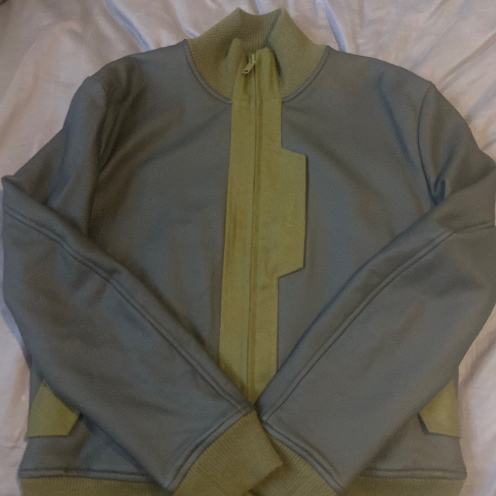 Y3 leather jacket